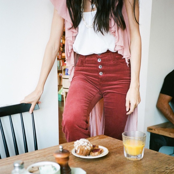 AG Jeans ISABELLE BUTTON-UP Corduroy Cords Ankle jeans - Picture 1 of 10